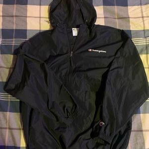 Men’s Champion Poncho Hoodie Wind Breaker